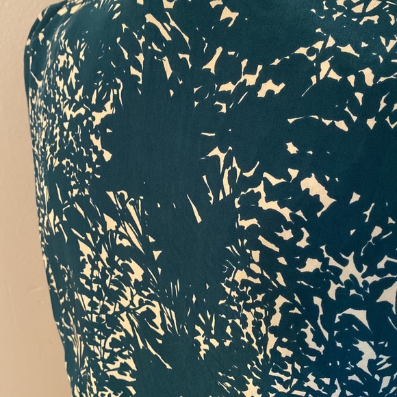 Kimchi Teal Green 100% Silk Dress - Picture 5 of 11